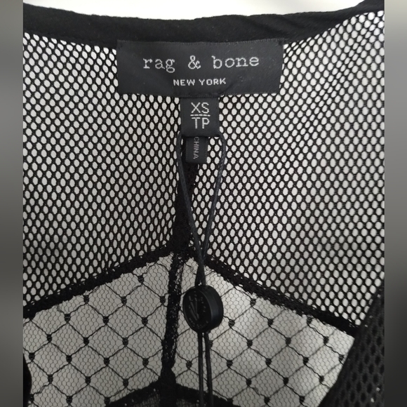 Rag and Bone Black Tommi Shirt XS - Picture 3 of 4